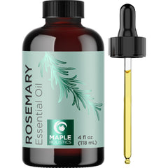 Maple Holistics tamaño comparativo 4oz junto a objetos domésticos para referencia