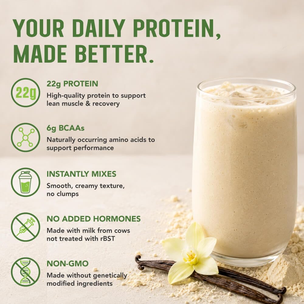 MariGold smoothie matutino con fruta, proteína para energía diaria