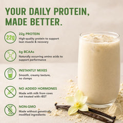 MariGold smoothie matutino con fruta, proteína para energía diaria