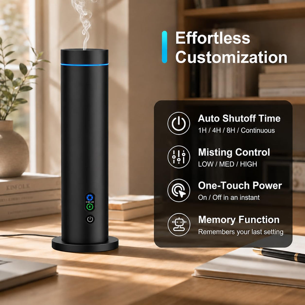 Maromalife difusor junto a objeto para comparar tamaño real y proporción
