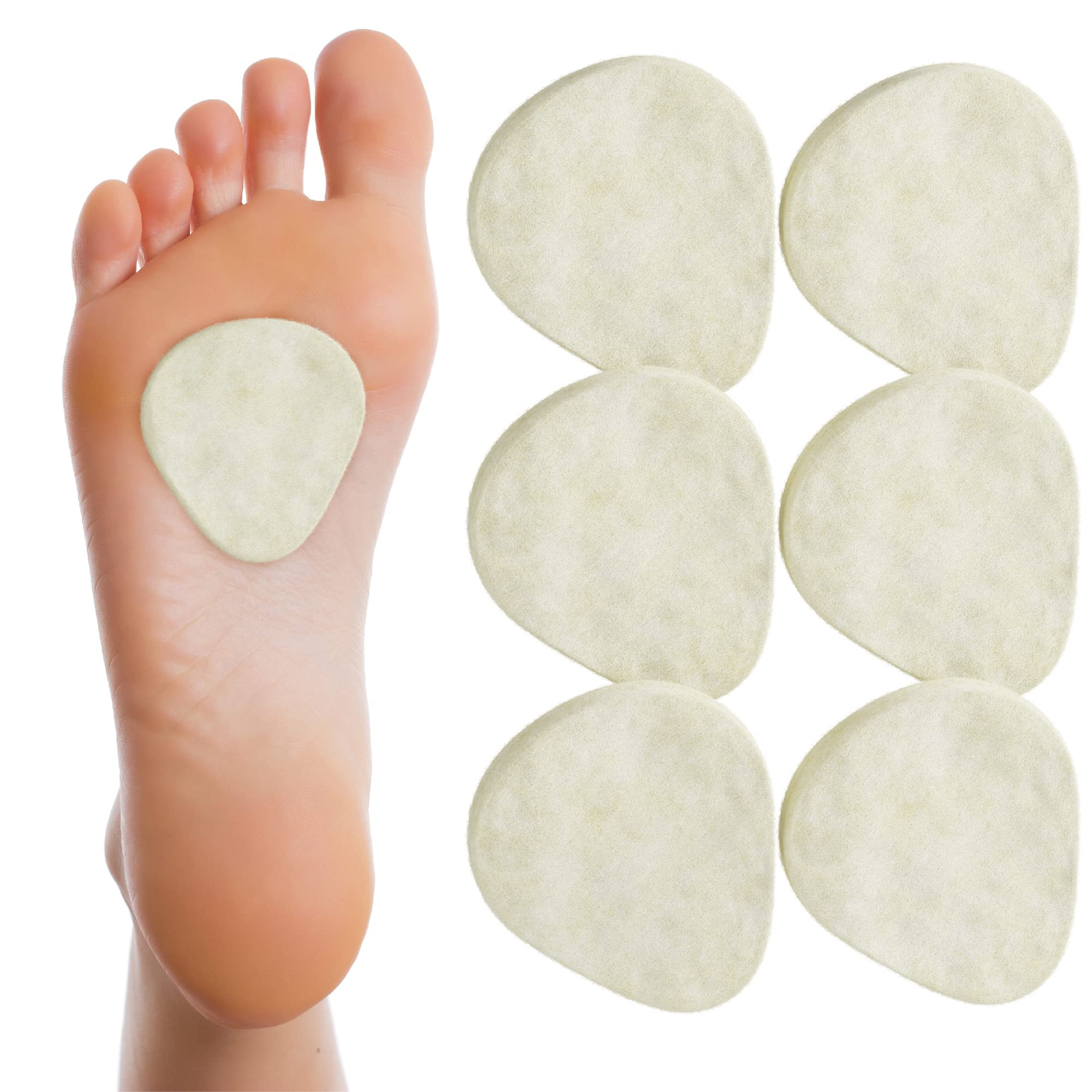 MARS WELLNESS vista frontal de almohadilla metatarsal, cómodo y discreto