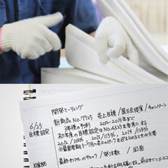 Maruman primer plano del papel japonés 80 g/m² que evita el traspaso de tinta