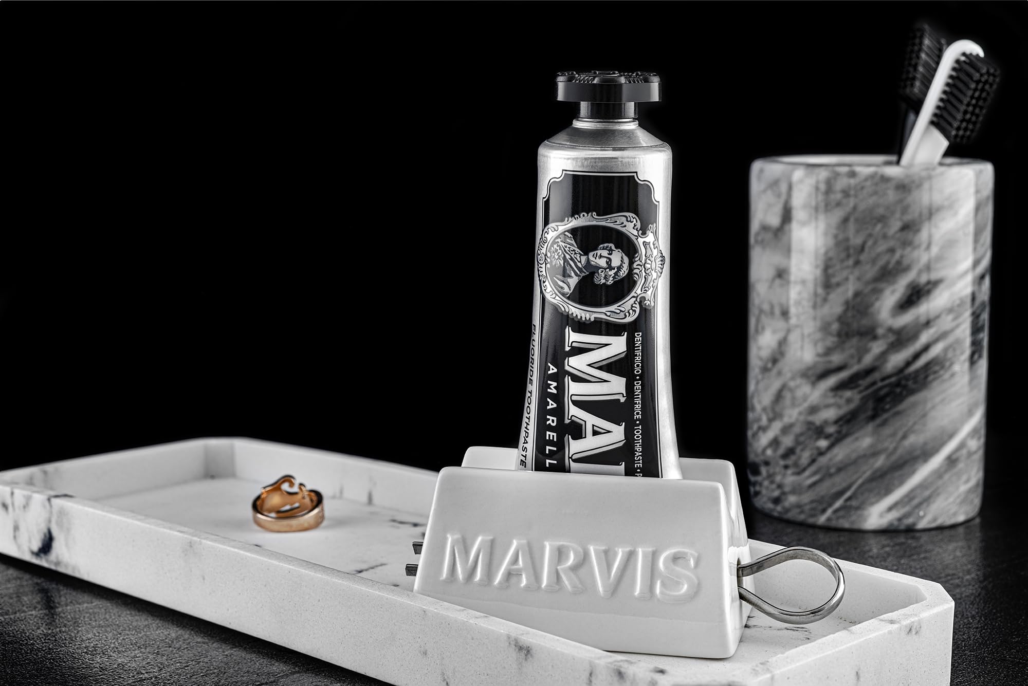 Marvis Amarelli: etiqueta y composición, claridad sobre ingredientes suaves