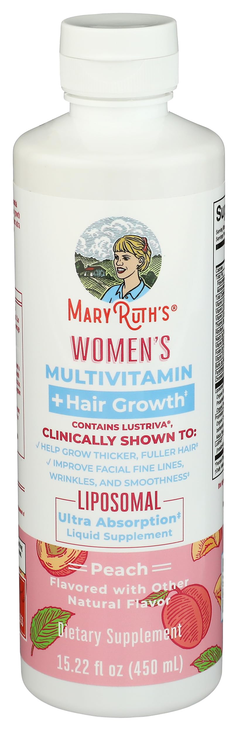 MARYRUTH'S cucharada con porción recomendada, uso diario práctico