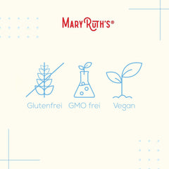 MARYRUTH'S primera plano de textura de gomita, sabor y masticabilidad