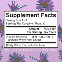 MARYRUTH'S primer plano de la etiqueta con sellos USDA Organic y Non-GMO, confianza en calidad