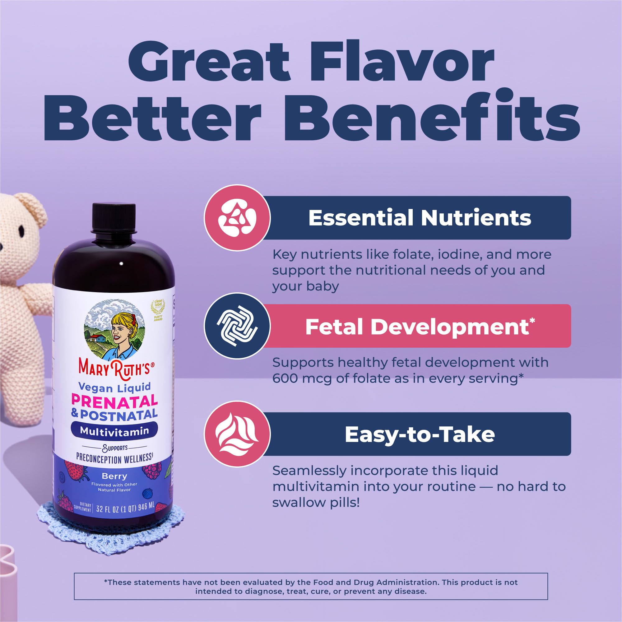 MARYRUTH'S multivitamínico mezclado en batido para consumo rápido