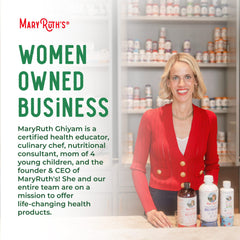 MaryRuth's estilo de vida con producto en cocina saludable y ordenada