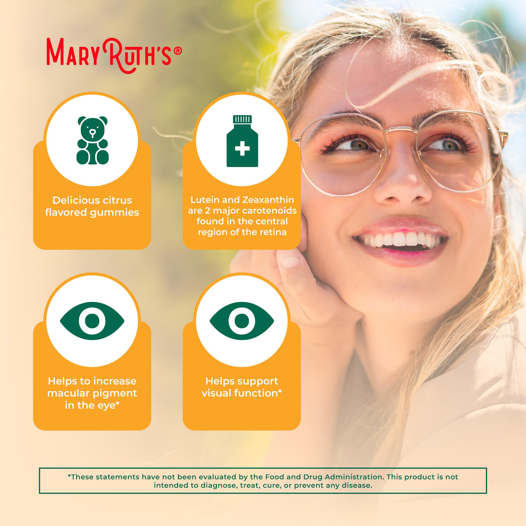 MARYRUTH'S etiqueta nutricional cercana, transparencia en ingredientes