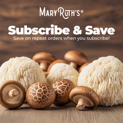 MARYRUTH'S etiqueta con sellos USDA Organic y B Corp visibles