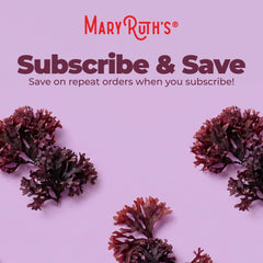 MARYRUTH'S etiqueta con sellos USDA Organic y Clean Label Project