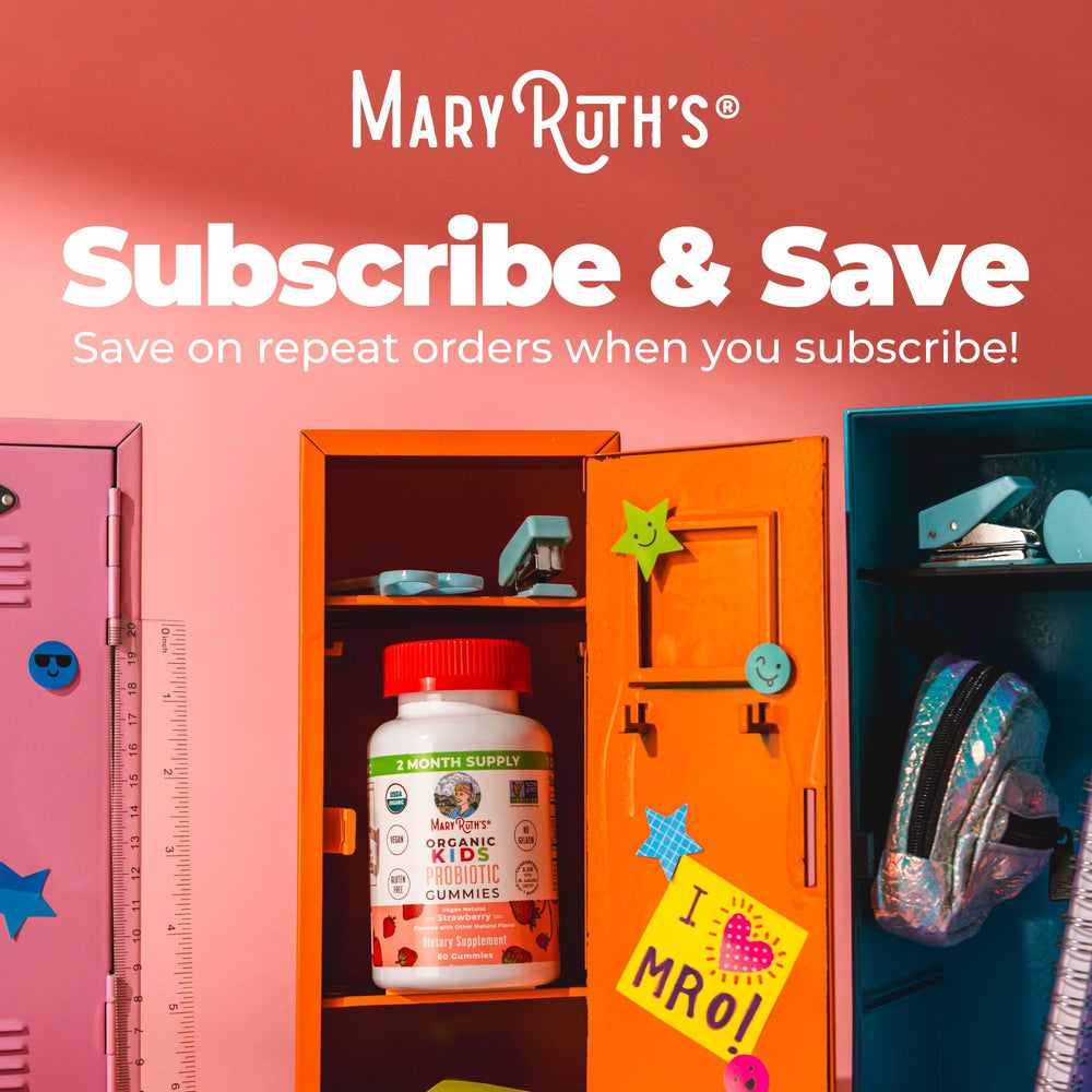 Detalle de la etiqueta MARYRUTH'S con sellos USDA Organic y Non-GMO que generan confianza