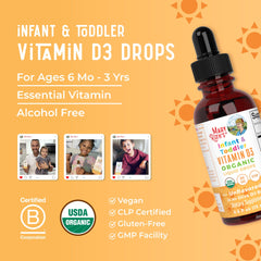 MARYRUTH'S etiqueta con sellos USDA Organic y Clean Label Project