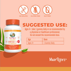MARYRUTH'S etiqueta con información nutricional y origen vegetal claro