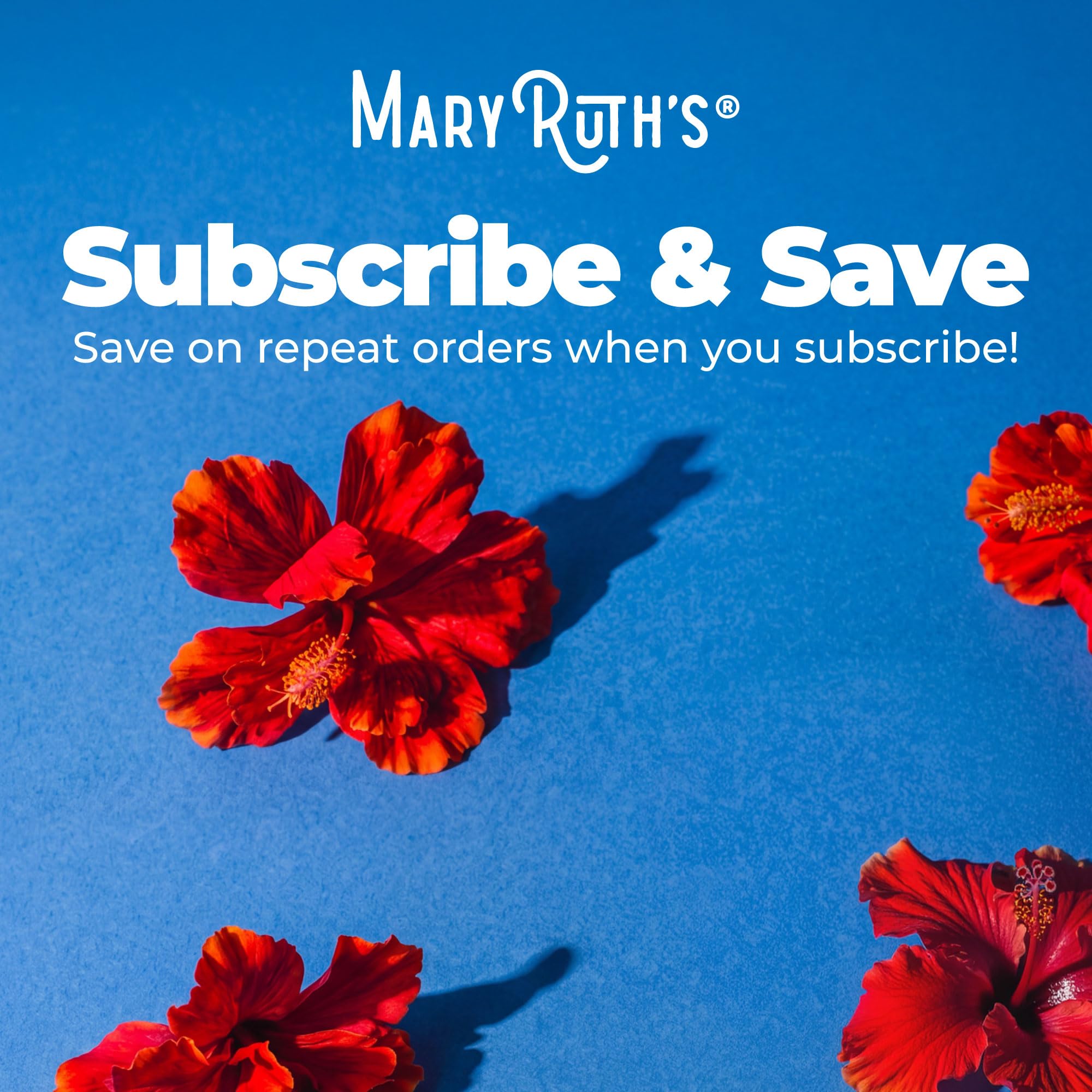 MaryRuth's etiqueta de ingredientes, garantiza transparencia y confianza