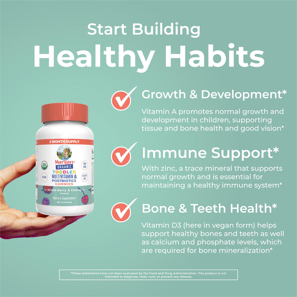 MARYRUTH'S etiqueta nutricional legible con ingredientes clave