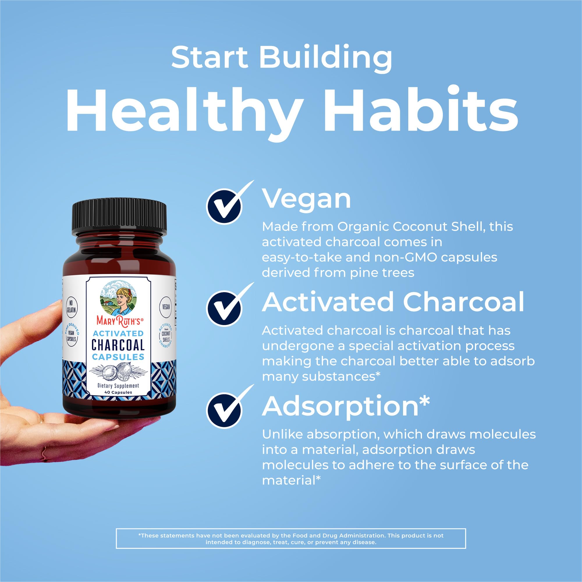 MARYRUTH'S etiqueta nutricional detallada mostrando ingredientes y mg