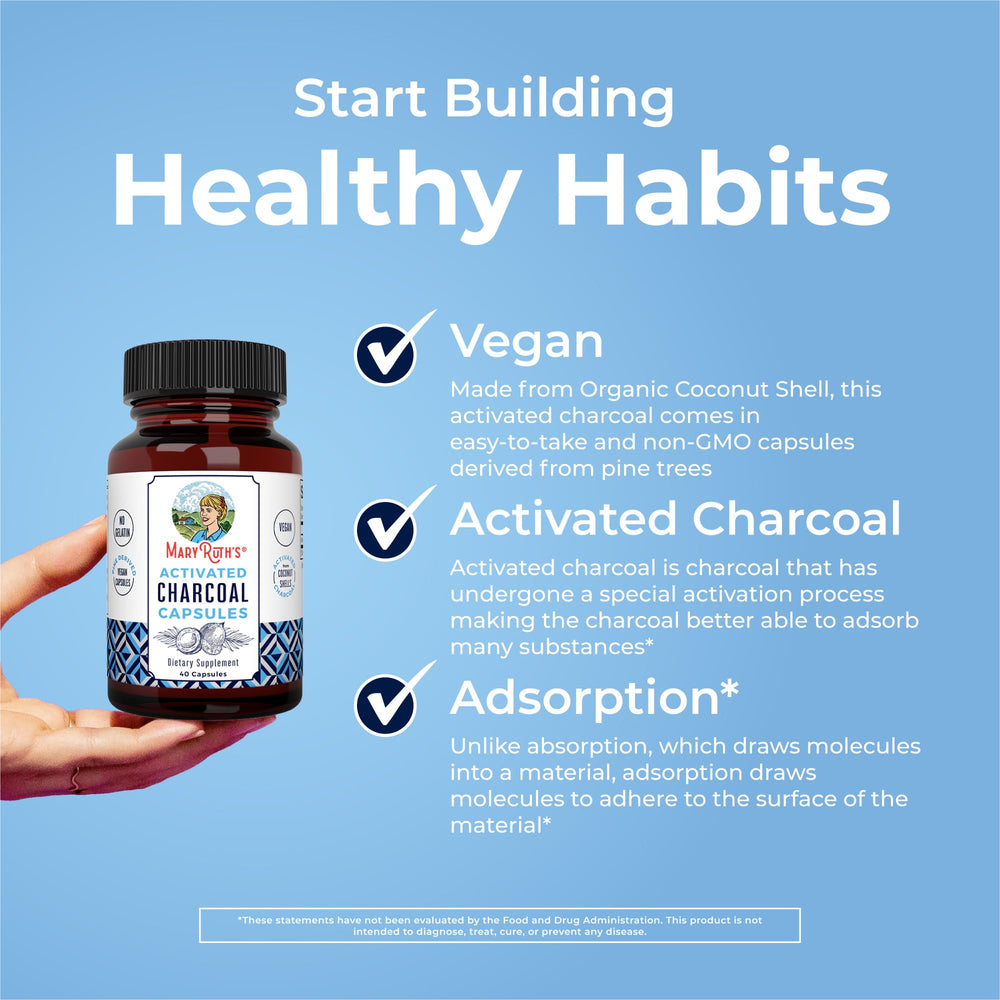 MARYRUTH'S etiqueta nutricional detallada mostrando ingredientes y mg