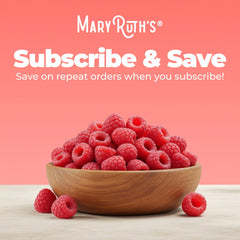 MARYRUTH'S etiqueta nutricional visible y fácil de leer