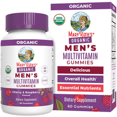 MARYRUTH'S frasco delantero de multivitaminas para hombres, presentación clara