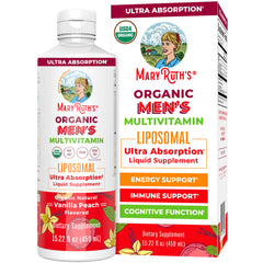 MaryRuth's envase frontal mostrando la marca y beneficio vegano