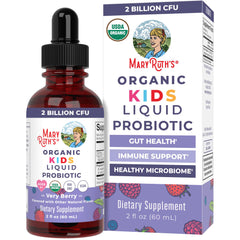 MARYRUTH'S frente del envase mostrando sabor Very Berry y beneficio digestivo