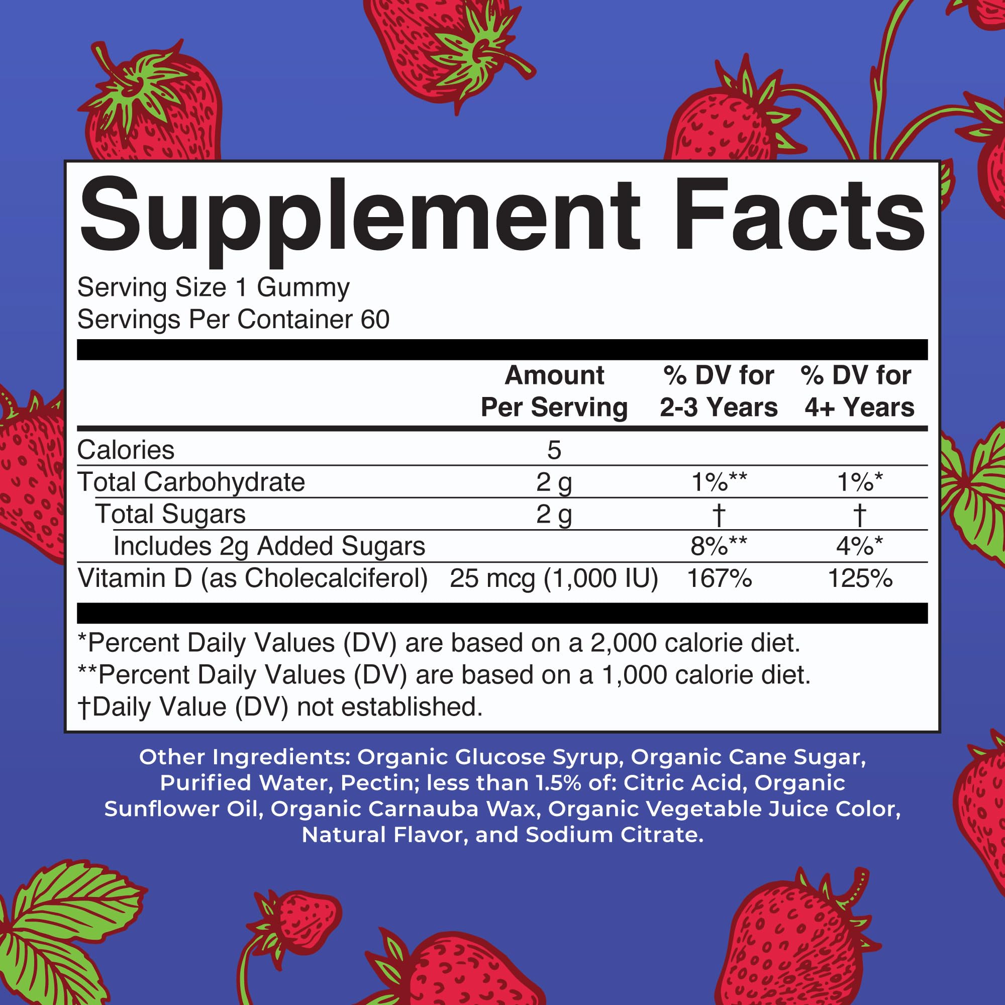 MARYRUTH'S primer plano de gomita mostrando textura masticable y color