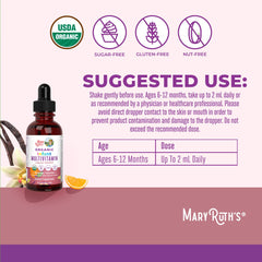 MARYRUTH'S gotero con líquido naranja-vainilla fácil de dosificar