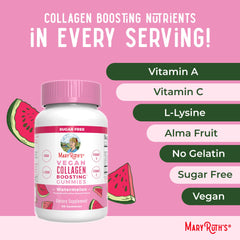 MARYRUTH'S ingredientes: amla, L-lisina y vitamina C que apoyan síntesis natural