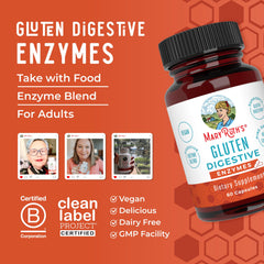 MARYRUTH'S gráfico de enzimas para mostrar funciones y cobertura nutricional