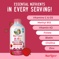 MARYRUTH'S multivitamínico mezclado en un vaso, opción para agregar a bebidas