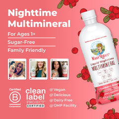 MaryRuth's sabor cranberry dream con frutas rojas y vaso para tomar