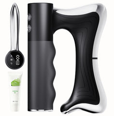 MASIKETEC vista frontal del masajeador con calor, alivia tensión muscular