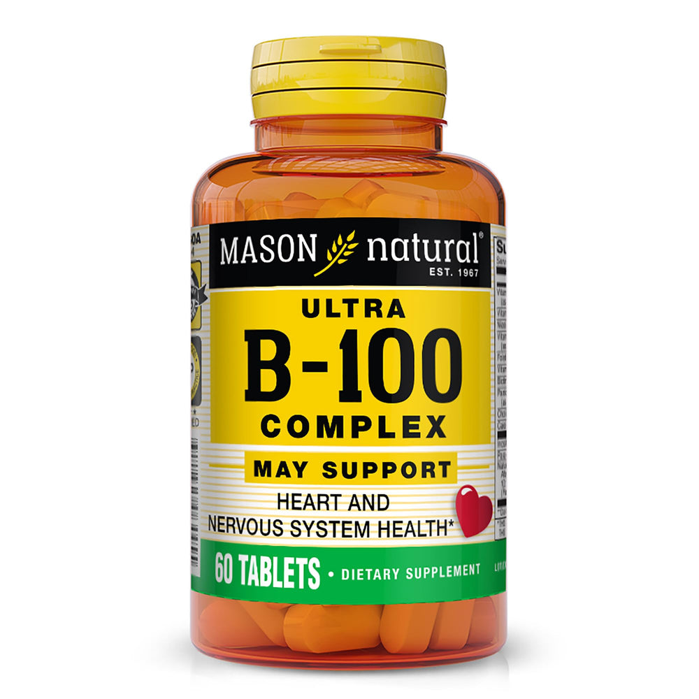 MASON NATURAL frasco Ultra B frente mostrando etiqueta y duración