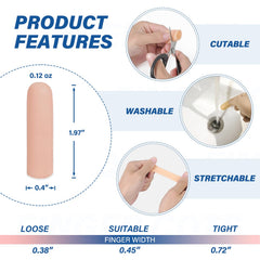 MasterMo primer plano textura de silicona suave para comodidad