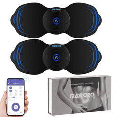 MASTOGO vista frontal del dispositivo compacto con diseño inalámbrico, facilidad de transporte