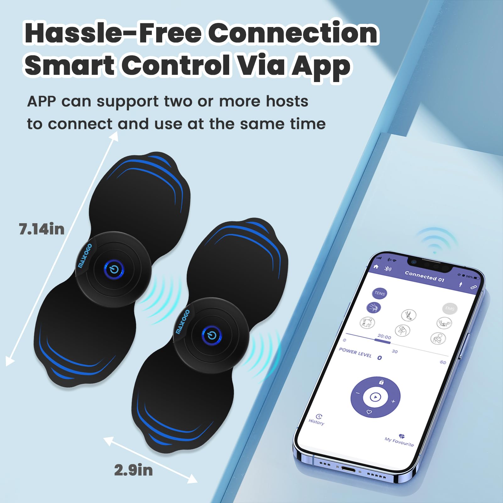 MASTOGO puerto USB y cable de carga mostrando recarga rápida en aproximadamente dos horas
