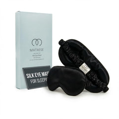 MATASSE antifaz frontal negro, bloqueo total de luz y confort