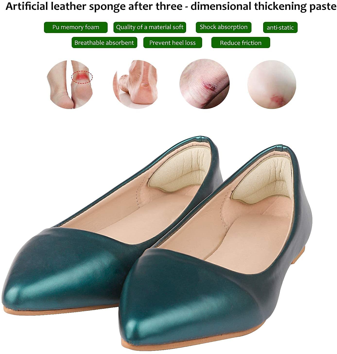 MATIE FIX caja abierta con cuatro pares listos para usar y reemplazar