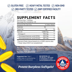 MAV NUTRITION etiqueta con certificaciones Friend of the Sea