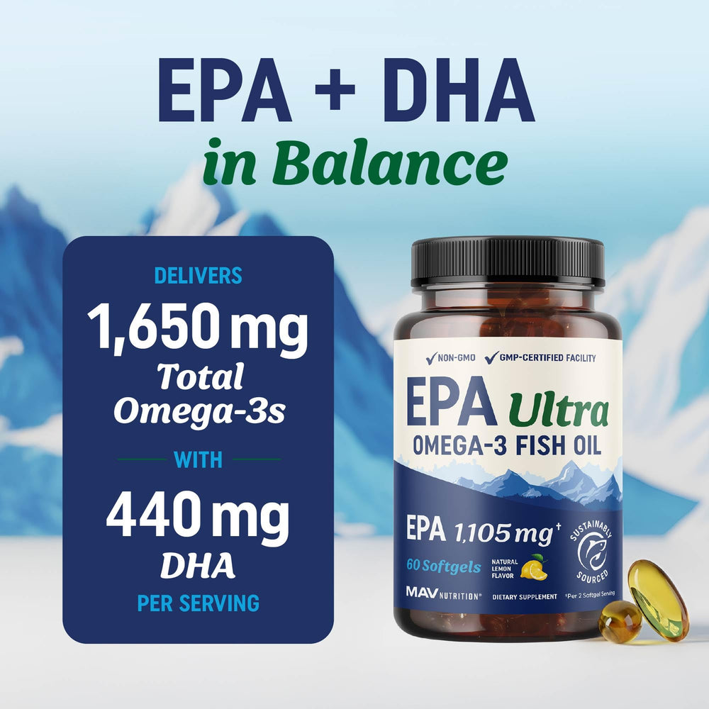 MAV NUTRITION cápsula en mano para comparar tamaño y comodidad