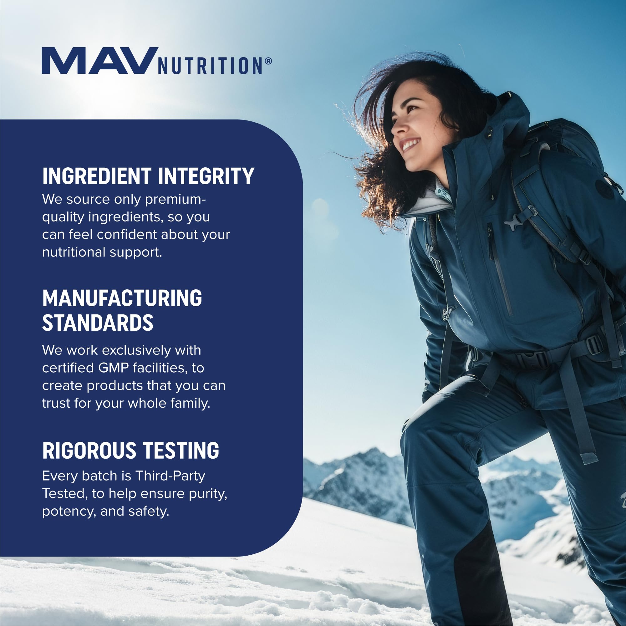 MAV NUTRITION pescado salvaje fuente limpia y sostenible
