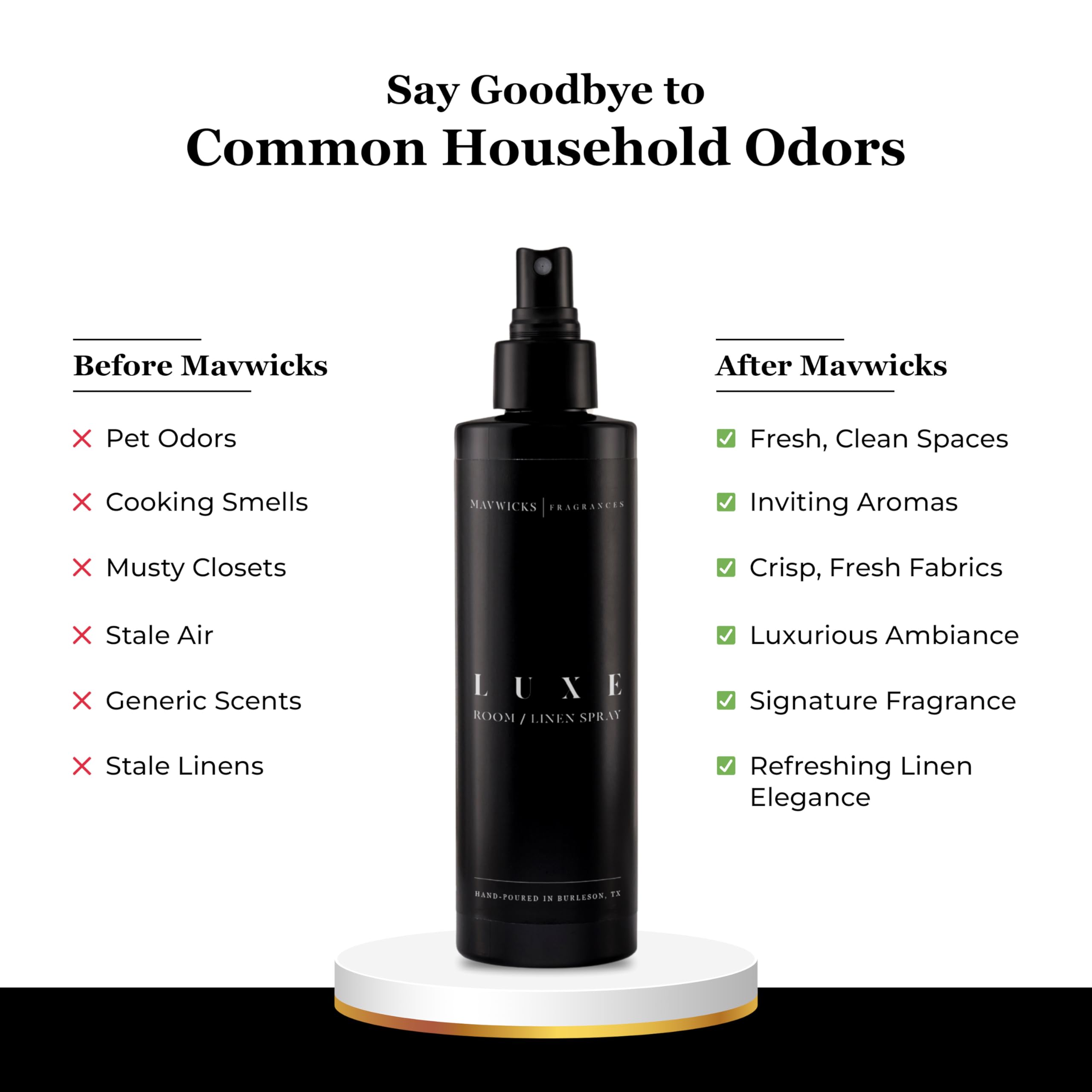 Mavwicks atomizador en manos aplicando aroma con control cómodo