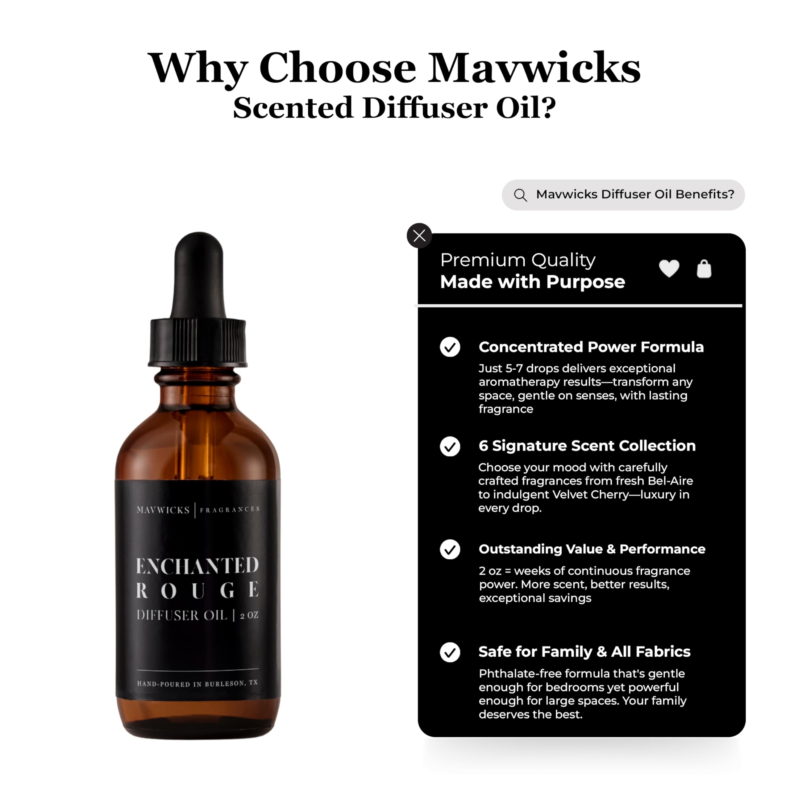 Mavwicks primer plano del aceite, detalle de textura brillante