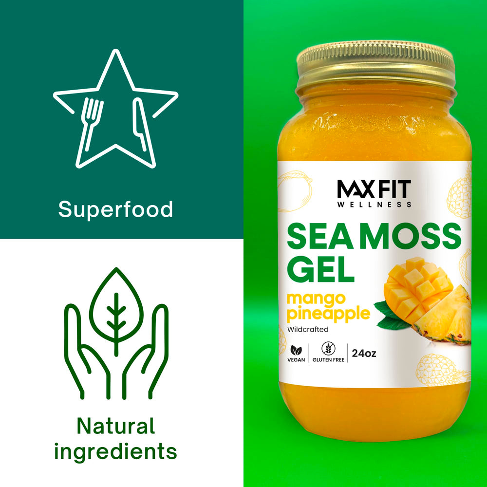 MAX FIT frasco junto a mano para comparar tamaño del producto y porciones