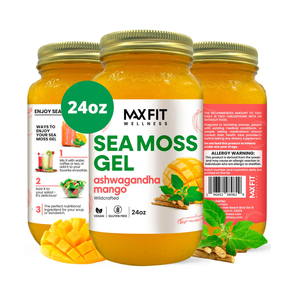MAX FIT frasco 24 oz frontal mostrando etiqueta clara y beneficio nutricional
