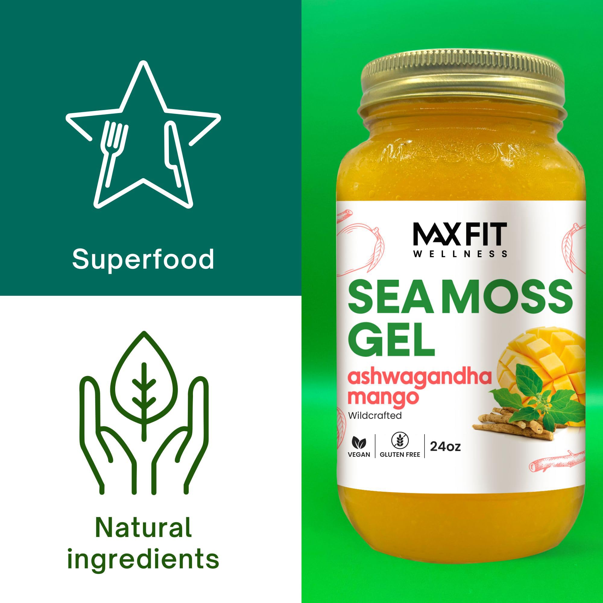 MAX FIT gel añadido a batido, mejora textura y contenido de nutrientes