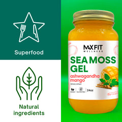 MAX FIT gel añadido a batido, mejora textura y contenido de nutrientes