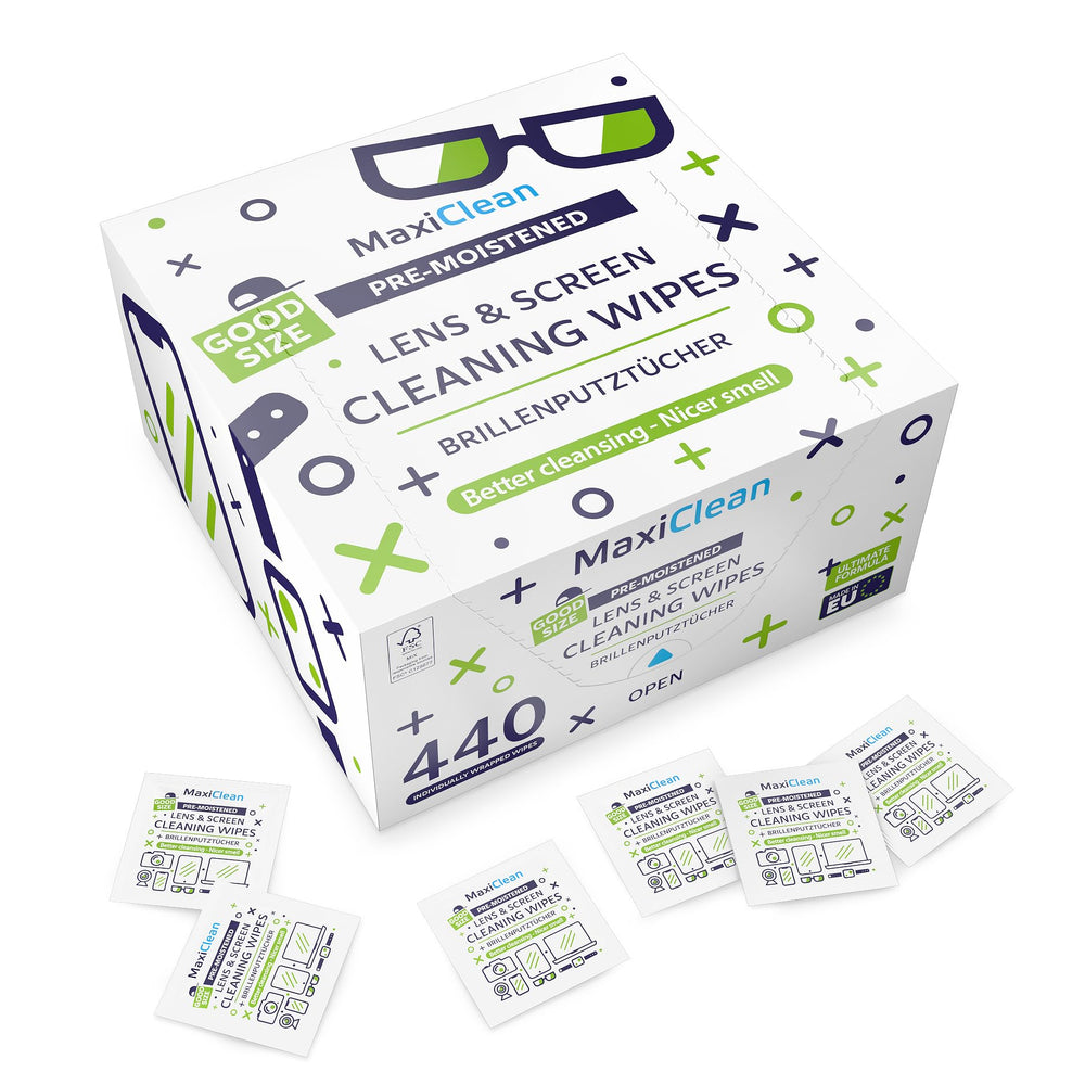 Maxi Clean caja abierta con 440 unidades ideal para negocios y uso doméstico