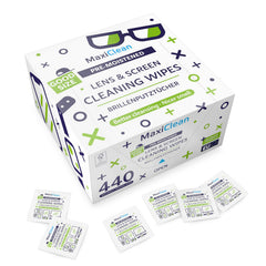 Maxi Clean caja abierta con 440 unidades ideal para negocios y uso doméstico
